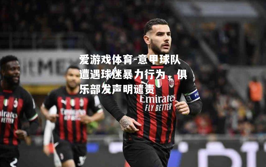意甲球队遭遇球迷暴力行为，俱乐部发声明谴责